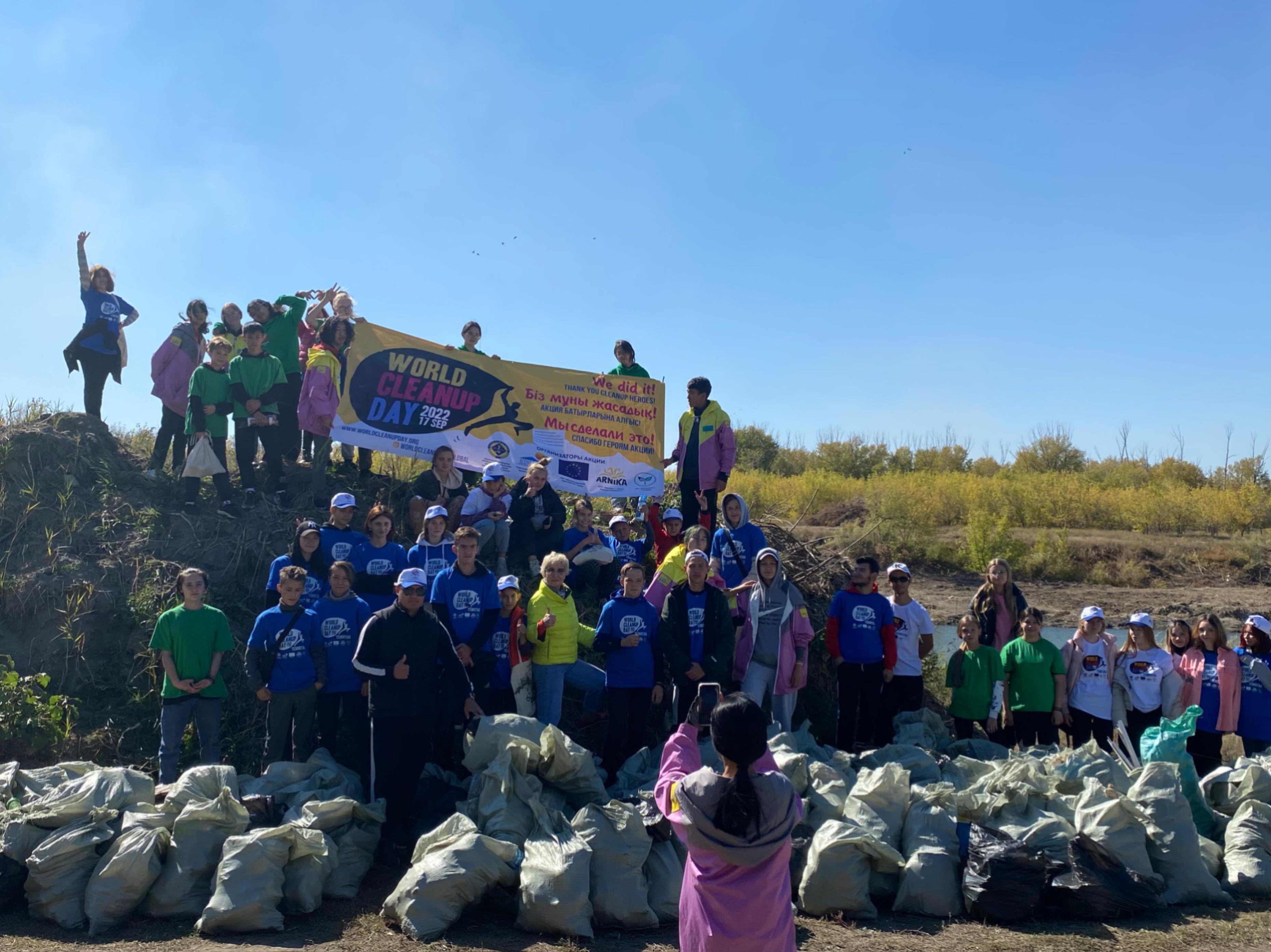 Акция в г. Темиртау и Караганда ко Всемирному дню чистоты (World Cleanup Day)